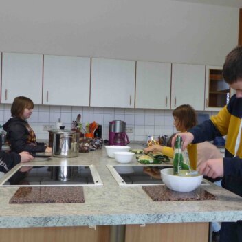 Ostergeschenke - und nebenbei eine Handarbeitstechnik lernen Nachwuchs für Restaurants - junge Köchinnen und Köche kochen1