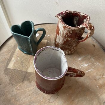 Ein Leuchtturm im Wasser - nach Schnittvorlage (Klasse 4) Töpfern oder kann eine Tasse auch ein Herz sein? (Klasse 7) 13-compressed