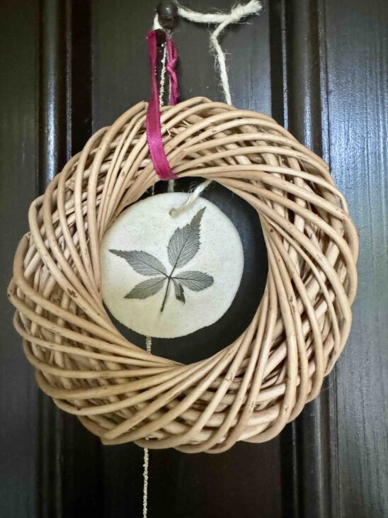 Kleines Schmuckstück für die Haustür von Kinderhand (Kita am Luisenberg/ Hauswalde) Salzteig1