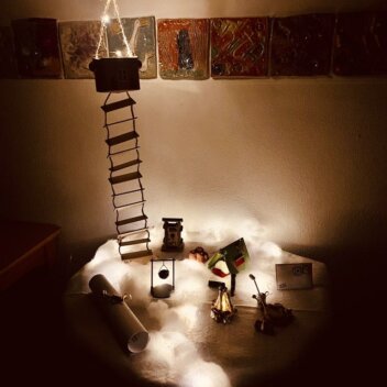 Projektmonat wasser - kleine Naturwissenschaftler unterwegs Advent: Wichtel Jeppe reist im Heißluftballon B_Reise im Heißluftballon