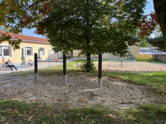 Reckstangen nachher Reckstangen nachher