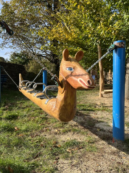 Schwungpferd (neu) nachher Schwungpferd (neu) nachher